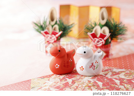 年賀状　巳年　2025 118276627