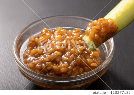 もろきゅう（もろみ味噌　きゅうり） 118277183