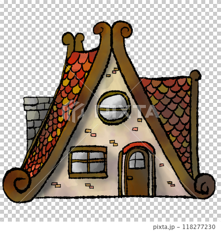 絵本風のファンタジーな家 118277230
