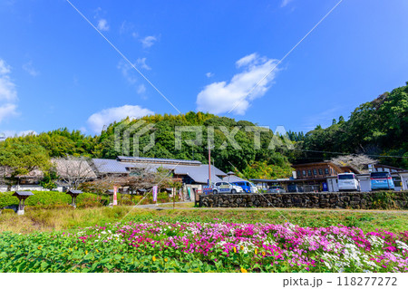 九州熊本の温泉スポット　大自然の人吉盆地　球磨郡山江村にある温泉施設風景　山江温泉　ほたる(人吉市) 118277272