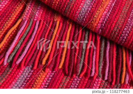 マフラー・暖かい 背景素材 118277463