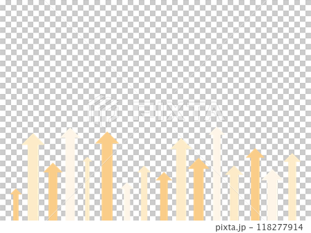 Arrow background orange rising rise frame Arrow background orange rising rise frame 118277914