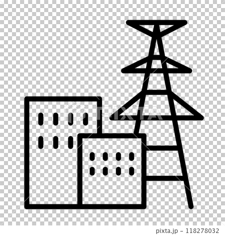 Power plant icon. 118278032