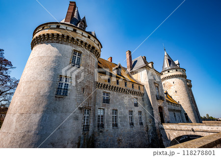Castle of Sully sur loire near Orleans, Loire valley, France 118278801
