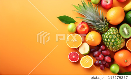 たくさんのフルーツ 118279287