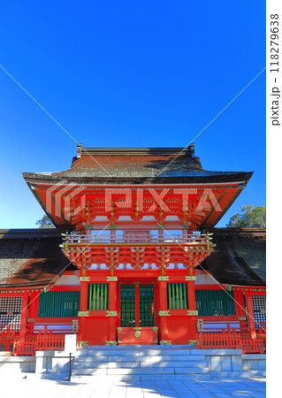 【大分県】快晴の宇佐神宮の上宮 【大分県】快晴の宇佐神宮の上宮 118279638