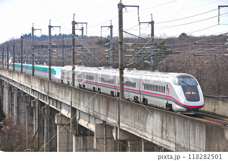 東北本線　那須塩原ー新白河　JR東日本　E3系　R5編成（秋田）　こまち 118282501