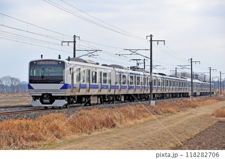 常磐線　羽鳥ー岩間　JR東日本　E531系　K418編成（勝田） 118282706