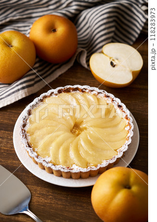 和梨のタルトケーキ 118283973