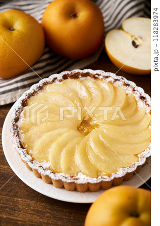 和梨のタルトケーキ 118283974