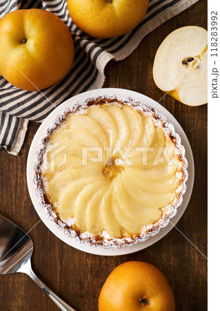 和梨のタルトケーキ 118283992