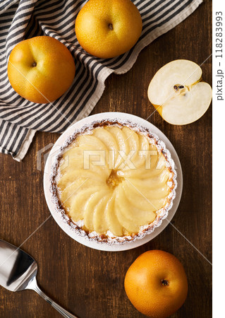 和梨のタルトケーキ 118283993