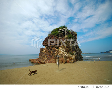 稲佐の浜の風景 稲佐の浜の風景 118284002