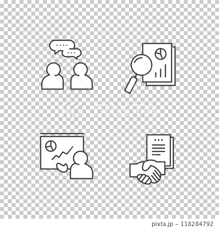 Business icon set Business icon set 118284792