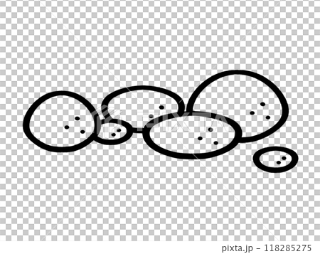 小石のイラスト素材 118285275