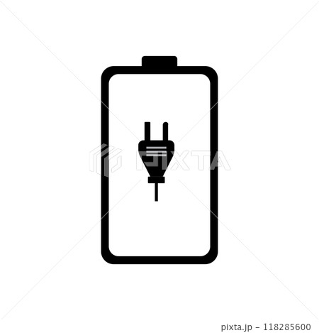 battery icon logo vektor 118285600