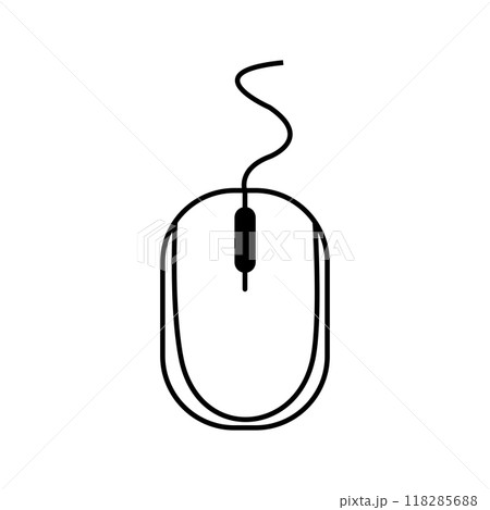 komputer mouse logo vektor komputer mouse logo vektor 118285688