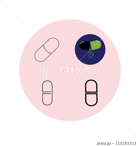 drug logo stock vektor 118285711