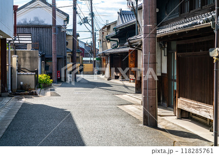 【奈良県】風情が感じられる奈良の街並み 【奈良県】風情が感じられる奈良の街並み 118285761
