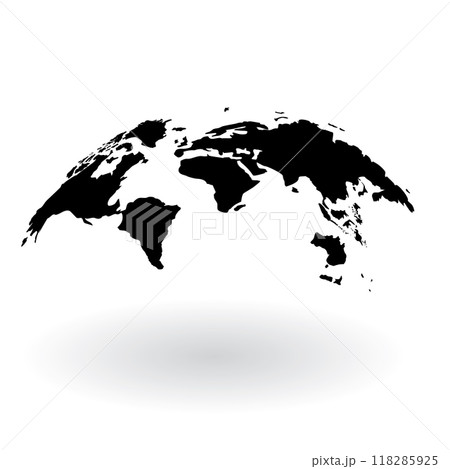 world map logo vektor 118285925
