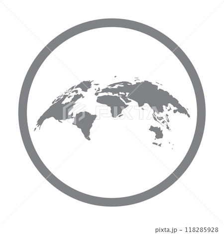 world map logo vektor 118285928