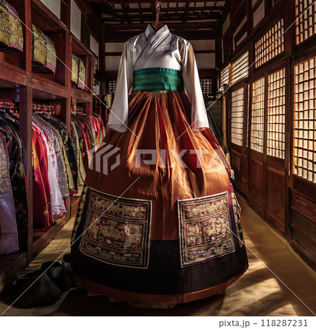 hanbok, Korean traditional clothing, hanbok, Korean traditional clothing, 118287231