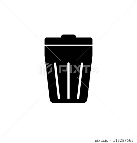 trash can logo 118287563