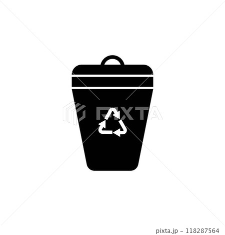 trash can logo 118287564