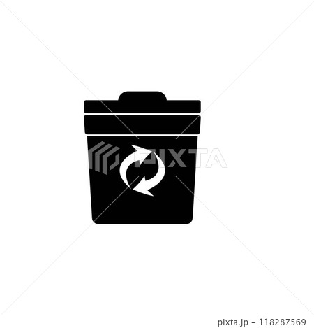 trash can logo 118287569