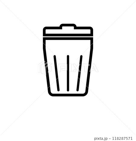 trash can logo 118287571