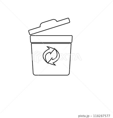 trash can logo 118287577