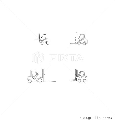 forklift logo 118287763
