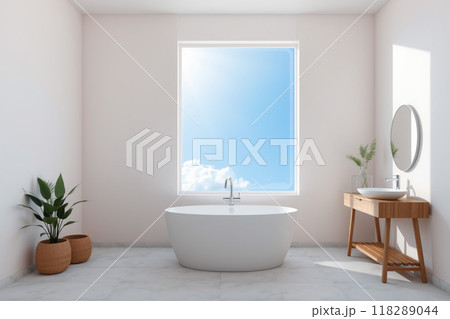 モダンなバスルーム 118289044