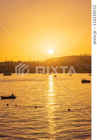 Scenic view of Naama Bay, Sharm-el-Sheikh, Egypt 118289212