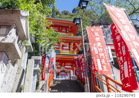 奈良　朝護孫子寺　玉蔵院　三重塔 118290745