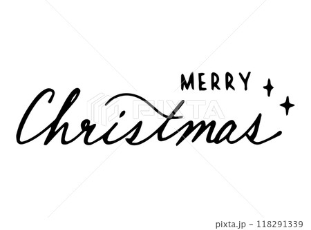 メリークリスマスのハンドレタリング メリークリスマスのハンドレタリング 118291339