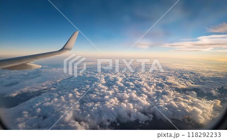 飛行機から見た雲 118292233