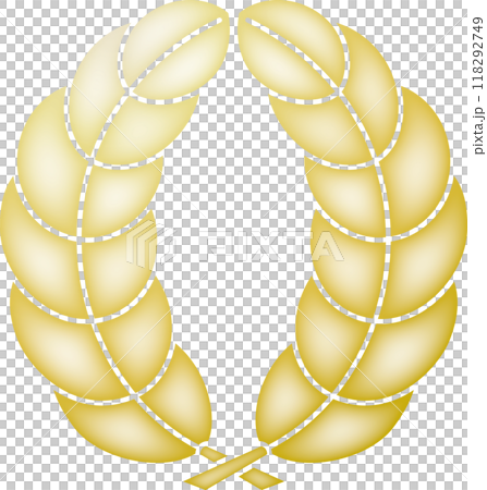 Family crest: Nakagawa Kashiwa [gold] 118292749