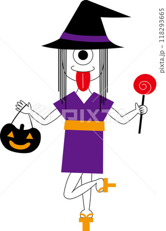 ハロウィン　妖怪のようなオバケ 118293665