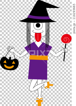 ハロウィン　妖怪のようなオバケ 118293665