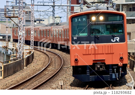 引退した大阪環状線201系電車 118293682