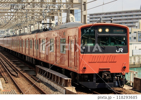 引退した大阪環状線201系電車 118293685