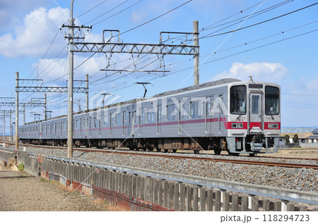 東武日光線 新古河ー栗橋 東武鉄道 30000系 31415F 東武日光線 新古河ー栗橋 東武鉄道 30000系 31415F 118294723