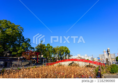 大正時代に築造された「禊（みそぎ）橋」国登録有形文化財　青井阿蘇神社（国宝）人吉市 118296060