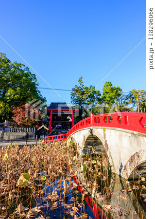 大正時代に築造された「禊（みそぎ）橋」国登録有形文化財　青井阿蘇神社（国宝）人吉市 118296066