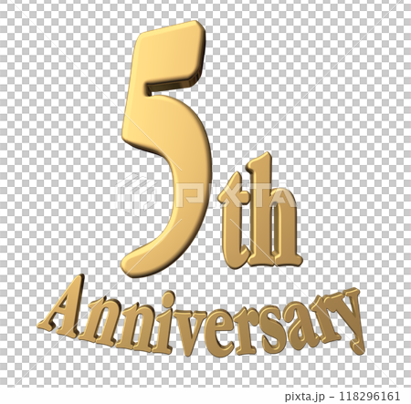 3DCG角色「5th Anniversary/5週年」金、金 118296161