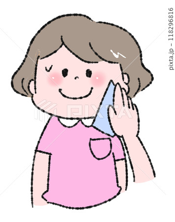 こどものスキンケアのイラスト 118296816