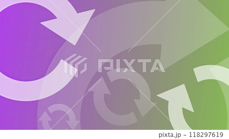 複数の回転する矢印の背景素材 118297619