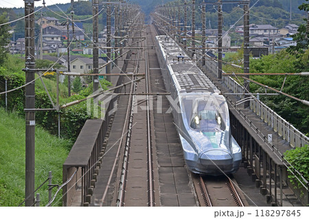 東北新幹線 宇都宮ー那須塩原 JR東日本 E956形 S13編成(仙台) ALFA-X 東北新幹線 宇都宮ー那須塩原 JR東日本 E956形 S13編成(仙台) ALFA-X 118297845