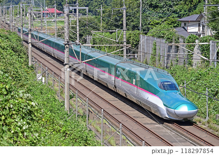 東北新幹線　那須塩原ー宇都宮　JR東日本　E5系　U50編成（仙台）　はやぶさ　やまびこ　なすの 118297854